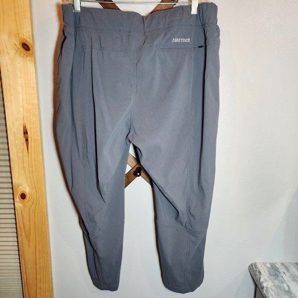 Marmot Gray Capri Pants Size XL - Picture 2 of 8